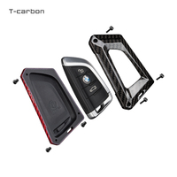Coques de clés de voiture en fibre de carbone pour BMW F30 F323 F20 G X Series, coque de clé tendance, modification personnalisée, vente directe d'usine