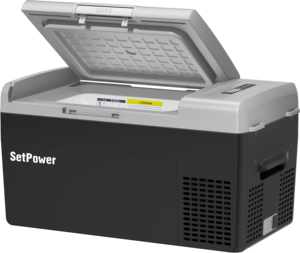 Taşınabilir 25L elektrikli soğutucu buzdolabı RF25 USB 12/24V pil güç App kontrol araba buzdolabı seyahat kamp RV için açık kullanım - Product Image 1