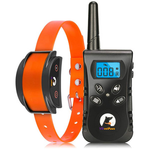 Collar de Adiestramiento para Perros con Control Remoto Recargable, Resistente al Agua IPX7, con Alcance de 500 m, 2 Canales, Sin Descargas, para Perros Pequeños - Product Image 4