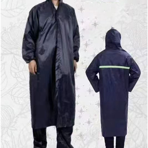 Tissu Oxford imperméable personnalisable pour adultes Combinaison imperméable double couche Pantalon en maille respirante ANSI Classe 2 Logo personnalisé - Product Image 1