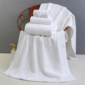 Ensemble de <span class=keywords><strong>3</strong></span> serviettes blanches luxueuses 100% coton épaisses ultra absorbantes de qualité hôtelière et <span class=keywords><strong>spa</strong></span> - Product Image 4