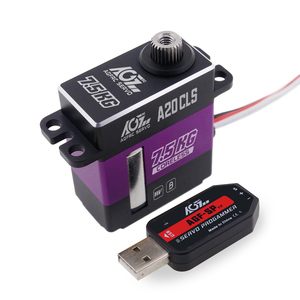 AGFRC A20CLS 21g Mini Motor Digital Plano de Alto Torque HV con Engranajes Metálicos de 7.5KG para Coche/Avión RC 1/24 - Product Image 6