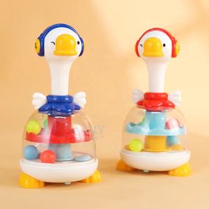 아기 프레스 장난감 백조 스핀 점프 공 스윙 음악 아기 교육 Toy1-2 세 - Product Image 5