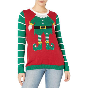 Фабричные процессы, индивидуальные европейские и американские рождественские жаккардовые свитера с 357 иглами, 7 иглами 12 - Product Image 5