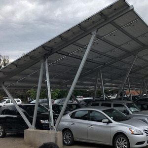 <span class=keywords><strong>Panneau</strong></span> photovoltaïque Offre Spéciale étanche en aluminium solaire photovoltaïque carport système de montage solaire Double abri de stationnement de voiture - Product Image 2