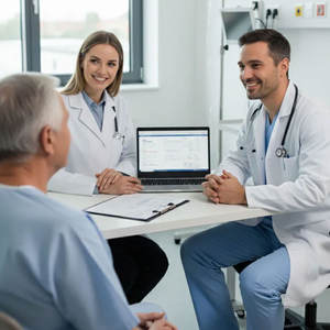 Медицинское белое лабораторное пальто, унисекс - Product Image 6