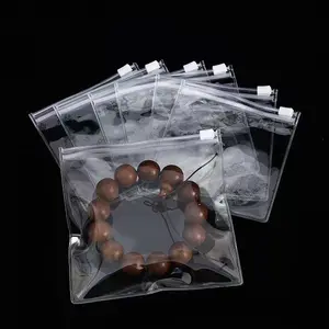 PVCセルフシールバッグジップロックポーチ透明PVC EVAジュエリー包装袋小型ビニール袋