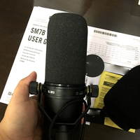 Diffusion de podcasting en direct Microphone d'enregistrement en studio cardioïde SM7B Microphone USB dynamique vocal