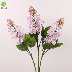 Ramo de Lilas Artificiales, Flores de Seda y Plástico de Alta Simulación, Decoración para Bodas, Arreglo Interior, Venta al Por Mayor - Product Image 5