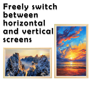 Moldura de Foto Inteligente Artística de Madeira de 43 Polegadas: Display <span class=keywords><strong>LCD</strong></span> Inteligente para Exposição de Arte em Museu - Product Image 6