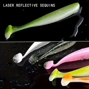 เหยื่อตก<span class=keywords><strong>ปลา</strong></span>แบบนิ่มหางรูปตัว T ขนาดเล็ก 20 ชิ้น น้ำหนัก 0.4 กรัม <span class=keywords><strong>ลอย</strong></span>น้ำได้/จมน้ำได้ เหยื่อตก<span class=keywords><strong>ปลา</strong></span>ไบโอนิค สำหรับ<span class=keywords><strong>ปลา</strong></span>กระพงดำ - Product Image 5