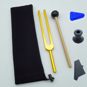 Juego de Diapasones de Chakra al por Mayor F174 F285 UT396 RE417 MI528 FA639 SOL741 LA852, Kit de Afinación de Sonido de Aleación de Aluminio para Sanación - Product Image 1