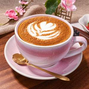 Taza y platillo Latte Art para Latte & Cappuccino & Double Espresso, New Bone China, Mate para cafetería y barista - Product Image 4