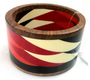 Brazalete y pulsera de madera de resina, fabricación india, alta calidad, precio barato, venta directa de fábrica - Product Image 2