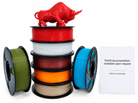 Filament PETG de base 1,75 mm 8 couleurs Résistant aux chocs Filament d'imprimante 3D pour Creality Prusa