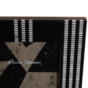 Cornice portafoto Maison Illuminare 5x7 pollici con design a righe, da tavolo - Product Image 6