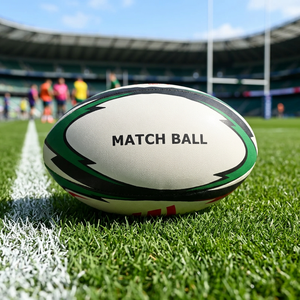 Ballon de rugby professionnel personnalisé cousu à la main Champ King pour match et entraînement, léger, durable, respectueux de l'environnement - Product Image 1