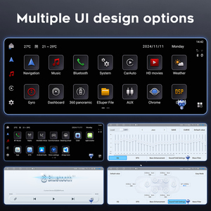 24,6-дюймовый двухэкранный автомобильный мультимедийный центр Android 14 с <span class=keywords><strong>DVD</strong></span>-плеером для Porsche Cayenne 2010-2016 - Product Image 5