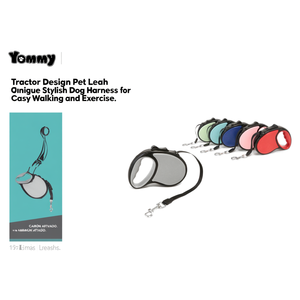 สายจูงสัตว์เลี้ยงดีไซน์รถแทรกเตอร์ สายรัดสุนัขทันสมัยไม่ซ้ำใครเพื่อการเดินและออกกำลังกายที่ง่ายดาย - Product Image 3