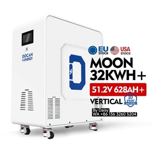EU Stock Free Ship Romania Poland 51.2V 48V 628ah Moon 30kwh 32kwh 8000cycles Lithium Ion Batteries Home <b>Energy</b> <b>Storage</b> <b>System</b> - Product Image 1