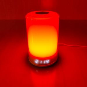 Simulated Sunrise Wake Up Light Round Warm Light USB Night Light For Bedroom Eye Protecting Desk <b>Lamp</b> With <b>Touch</b> Control - Product Image 5