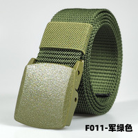 Ceinture tactique d'extérieur en nylon pour hommes Boucle de sport en toile PP non métallique Stock pour étudiants Pièces et accessoires de sac spécial