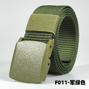 Cinturón táctico de nailon para exteriores para hombre, hebilla deportiva de lona PP, stock de estudiantes no metálicos, piezas y accesorios especiales para bolsas - Product Image 5