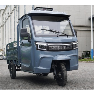 Entrepôt européen Volant Certificat COC EEC <span class=keywords><strong>Transport</strong></span> porte à porte Fret Tricycle <span class=keywords><strong>électrique</strong></span> <span class=keywords><strong>Remorque</strong></span> Cabine fermée - Product Image 3