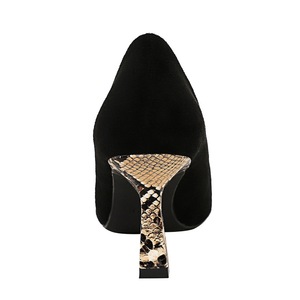 1878-9 BIGTREE delle Donne sexy di modo scarpe tacco Leopardo colori Misti <span class=keywords><strong>tacchi</strong></span> Alti della pelle scamosciata dita dei piedi A Punta femminile Singolo scarpe - Product Image 4