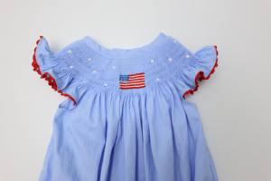 Qingli OEM 사용자 정의 공장 손 훈제 아기 소녀 거품 장난 꾸러기 커프 프릴 스냅 단추 폐쇄 및 2 개의 단추 - Product Image 2