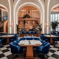 Meubles de restaurant occidental, de bar, d'hôtel, de banquet, de salle à manger, ensemble de tables et de chaises, vente en gros, OEM, ODM, design de luxe, usage commercial