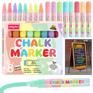 Marcador De Tiza Liquida <span class=keywords><strong>Pastel</strong></span> Craie Marqueurs Effaçable 10mm Liquide Effaçable À <span class=keywords><strong>Sec</strong></span> Marqueur Dessin Craie pour Diy Windows Verre Affichage - Product Image 1