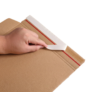 Boîtes d'expédition en carton ondulé personnalisées avec logo, fermeture éclair, pour emballages cadeaux, boîtes postales en papier blanc pour envois. - Product Image 3