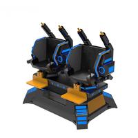 Réalité virtuelle de la vente chaude 9d vr 360 de VR emballant le simulateur 3 de machine de jeu simulateur de course d'automobiles de vr d'écran de 3 DOF 3