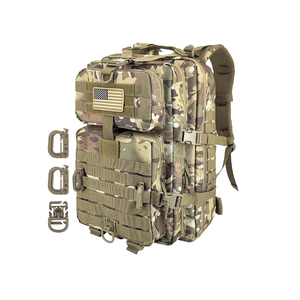กระเป๋าเป้สะพายหลังแบบยุทธวิธี ลายพราง ระบบ MOLLE 36-56 ลิตร โครงภายนอก ใช้ได้ทั้งชายและหญิง  วัสดุไนลอน ปิดด้วยซิป อุปกรณ์เอาตัวรอดกลางแจ้ง - Product Image 1