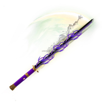 MOULD KING 10260 Katanas de Zoro violettes, jouets en blocs, briques créatives à assembler, cadeaux de Noël, ensemble de blocs de construction MOC