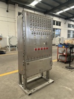Boîtier de commande d'éclairage antidéflagrant Ex d Ex E IP65 IP66 RAL7035, coffret électrique pour zones dangereuses, projets pétroliers et gaziers