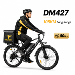 จักรยานไฟฟ้าเสือภูเขา DM427 มอเตอร์ไร้แปรงถ่าน 750W แรงบิด 80 นิวตันเมตร ระยะทาง 108 กิโลเมตร เบรกดิสก์ไฮดรอลิก เหมาะสำหรับส่งอาหาร - Product Image 1