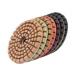 Kit de Almohadillas de Pulido de 4 Pulgadas para Encerar, Almohadillas de Pulido de Espuma Híbrida de Cerámica y Diamante de 4 Pulgadas para Granito y Cuarzo - Product Image 3