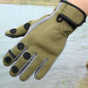 Guantes de Pesca de Neopreno Elásticos Unisex de Diseño OEM, Impermeables para Clima Frío - Product Image 1