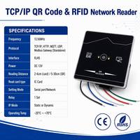Lector de Tarjetas RFID con Código QR, 13.56MHz, TCP/IP, HTTP, MQTT, UDP, Soporte para Desarrollo Secundario, Control de Acceso