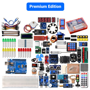 <span class=keywords><strong>Kit</strong></span> <span class=keywords><strong>de</strong></span> <span class=keywords><strong>démarrage</strong></span> <span class=keywords><strong>Arduino</strong></span> <span class=keywords><strong>UNO</strong></span> R3 CH340 pour débutants à avancés |   Plusieurs combinaisons avec capteurs, LED, moteurs, écran LCD pour l'éducation STEM - Product Image 2