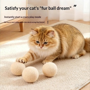 Grenzüberschreitendes Katzenspielzeug für den täglichen Gebrauch: Geräuschloser Schaumstoffball zum Selbstspiel, interaktives Plüschmodell für Kätzchen, QWJ022 - Product Image 5