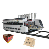 Machine d'impression flexographique automatique multicolore YSF-D avec extension de garantie, pour carton ondulé avec découpe et rainurage