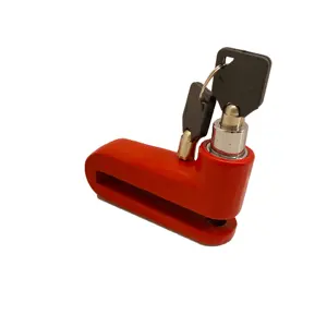 Gute Qualität Disk Lock Smart Red Diebstahls icherung für Scooter Bike Motorrad Sicherheits schloss