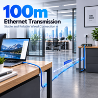 Mini-commutateur Ethernet Gigabit 5 ports 10/100/1000 Mbps non géré pour bureau, Plug and Play pour la maison, le bureau, la vidéosurveillance, OEM ODM