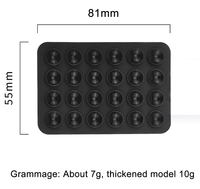 Ventouse de téléphone portable en silicone antidérapante portable à forte adhérence, personnalisée en usine, vente en gros