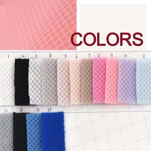 100% polyester doux diamant conception 3D tricoté entretoise maille tissu imperméable à l'air maille pour rembourrage pour les filles - Product Image 6