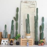 Plante artificielle cactus colonne moderne YuanSuMeiJu, haute qualité, 150 cm de hauteur, aspect naturel, matière plastique pour intérieur et extérieur