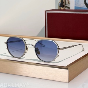 JMM HARTANA SIZE 48-21-146 Lunettes de soleil pour hommes et femmes de qualité supérieure, lunettes de soleil de créateur, style punk classique, luxe, titane, UV400, avec boîte - Product Image 1